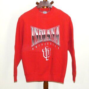 IU Indiana University Pullover Crew Neck Sweatshirt Size Large Hoosiers